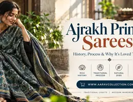 Ajrakh Print Sarees: History, Process & Why It's Loved Today