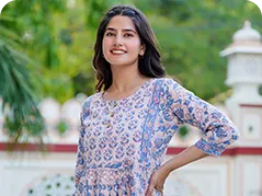 Printed cotton kurti by Aarav Collection