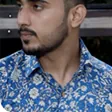 Latest blue hand block printed outfit - detail 8