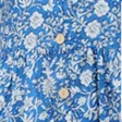 Latest blue hand block printed outfit - detail 9