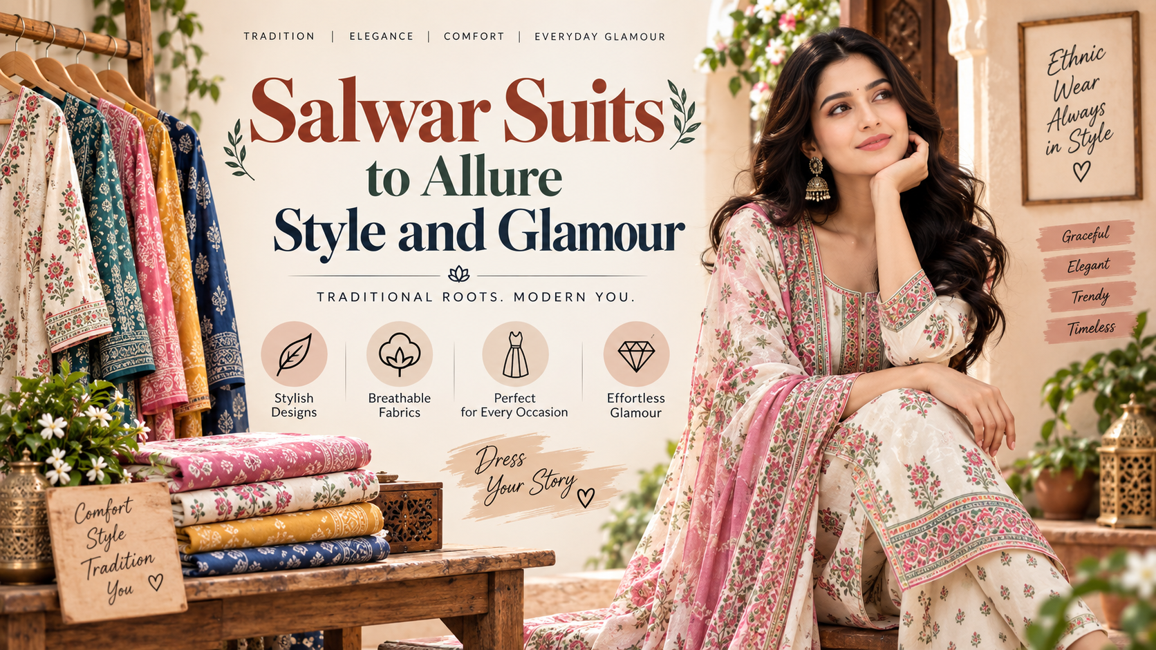 Salwar Suits to Allure Style and Glamour
