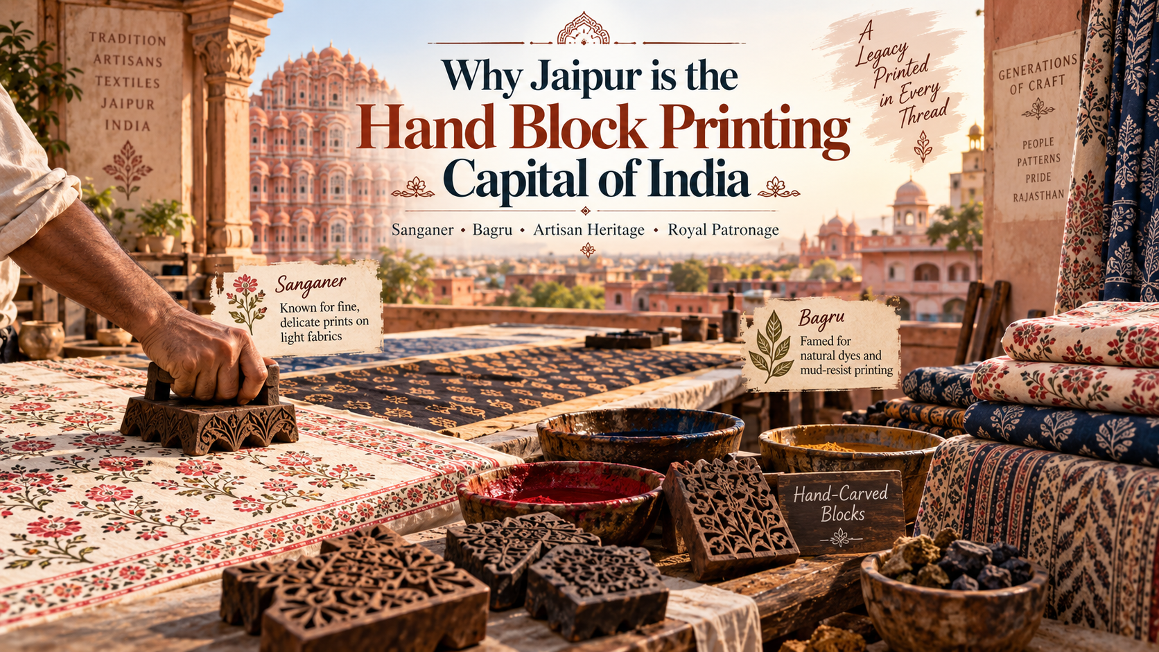 Why Jaipur is the Hand Block Printing Capital of India